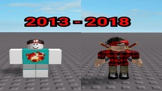 My Roblox Avatar Evolution!! (2013 - 2018)