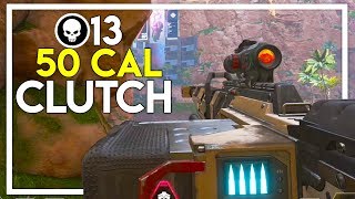 Free To Play Apex Battle Royale! - 13 Kill, 50 Cal Sniper CLUTCH! (Apex Legends Gameplay)