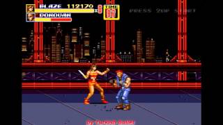 Streets of Rage 2 (Sega Genesis) - (Longplay - Blaze Fielding | Hardest Difficulty)