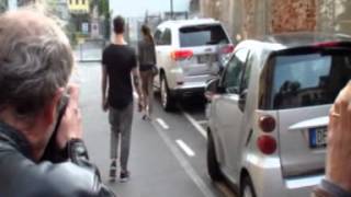 Belen Rodriguez e Stefano De Martino fuga dai paparazzi