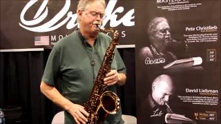 Pete Christlieb Playing his Drake MASTERS Series Model at NAMM Show 2013