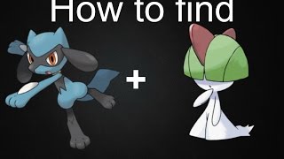 How to find Riolu and Ralts | Pokemon Brick Bronze