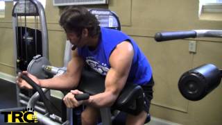 Seated Biceps Curl Machine