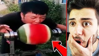 1 SANİYEDE KARPUZ YİYEN ADAM !! (YOK ARTIK ?)