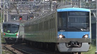 (HD) E233系ベースの小田急電車 4000形通勤車両 (Odakyu Commuter train 4000Type)