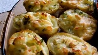 Картофель фаршированный сыром