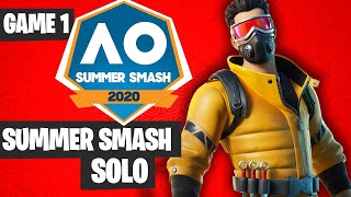 Fortnite Summer Smash SOLO Game 1 Highlights Fortnite Australian Open