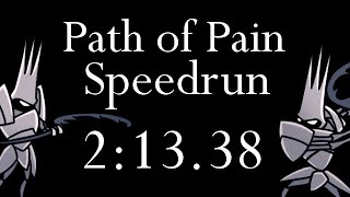 Hollow Knight Path of Pain Speedrun - 2:13.38
