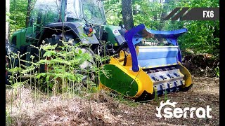 SERRAT MULCHERS. FORESTRY MULCHERS. FX6