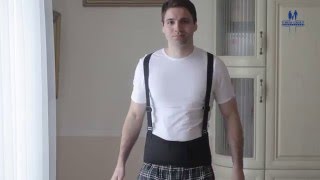 Бандаж поддерживающий жесткий (для поднятия тяжестей) Тип 216 Торос Груп