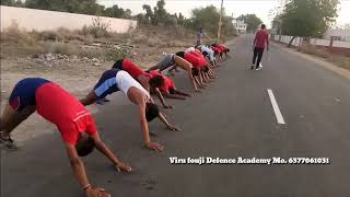 Running/chest/ stamina exercise for Army Running