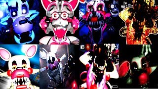 15 MANGLE JUMPSCARES! | FNAF & Fan Games | IULITM