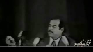 فديو نادر لبكاء الرئيس صدام حسين اثناء اعدام رفاقه