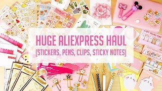 HUGE AliExpress Kawaii Stationery Haul!