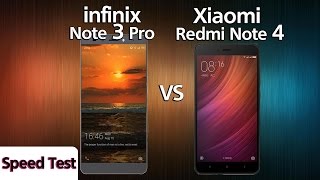 Infinix Note 3 Pro vs Xiaomi Redmi Note 4 - Speed Test