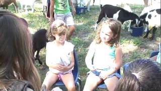 Stephanie's 7th Birthday - Petting the Animals