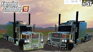 Farming Simulator 15 моды: ГРУЗОВИК PETERBILT 387 (57 серия) (1080р)