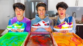 Customizing Nike AIR Forces with Hydro Dipping! w/ Brent Rivera (DIY)