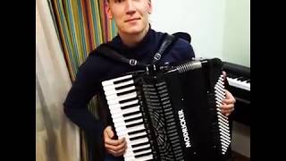 Шок!!! Город Золотой на аккордеоне снуля за 10 занятий!!!