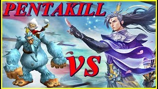 DEI PENTAKILL E CARREGUEI UMA BOT LANE 0/16! MASTER YI NO HIGHELO - MATHEUSBT