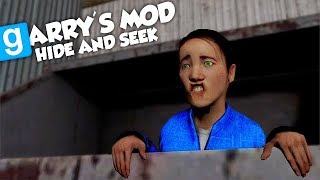 ELLE SE CACHE DANS LA POUBELLE ! (GMOD Hide and Seek Fun)