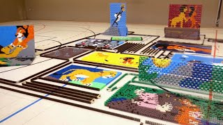 90,000 Tumbling Dominoes Recreate Entire 'Lion King' Film