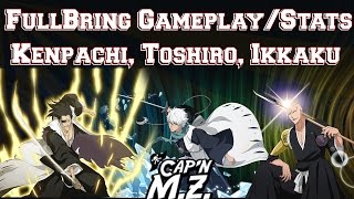 Bleach Brave Souls - Fullbring Kenpachi, Toshiro & Ikkaku Stats/Gameplay Reaction!