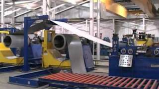 Bradbury Insulated Panel Front-Backer Skin Rollforming Line