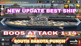 Warship Battle|| NEW UPDATE SOUTH DAKOTA PUNCH VERSION 2.7.9 | THE STRONGEST WARSHIP