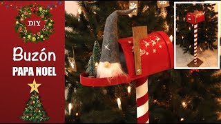 COMO HACER BUZÓN PAPA NOEL | SUPER ECONOMICO | RECICLAJE | DECORACION NAVIDAD