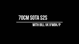SOTA S2S using 70cm CW