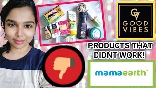 Products I regret buying | mama earth, good vibes and vaadi skin whitening soap n much more..
