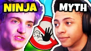 MYTH REACTS TO NINJA NOT WANTING TO PLAY WITH HIM ANYMORE | Fortnite Daily Funny Moments Ep.56
