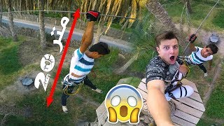 شوفوا ايش سوى على إرتفاع 20 متر !!