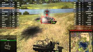 World of Tanks 0.7.2 - T-50-2 gameplay on Live Oaks - by TsunamiFM (Ace Tanker, Sniper)