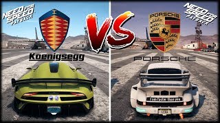 Кто же все таки быстрее? Параллельный тест драйв Porsche Carrera 911 RSR 2.8 VS Koenigsegg Regera.