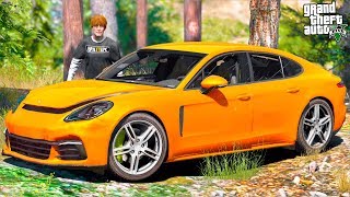 РЕАЛЬНАЯ ЖИЗНЬ В GTA 5 - НАШЕЛ ЗАБРОШЕННУЮ PORSCHE PANAMERA В ЛЕСУ! МОЯ НОВАЯ ТАЧКА! ?ВОТЕР