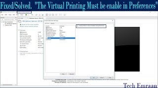 Fixed/Solved.The Virtual Printing Must be enable in Preferences.