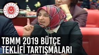 TBMM 2019 Bütçe Teklifi Tartışmaları Ardından Yapılan Konuşmalar