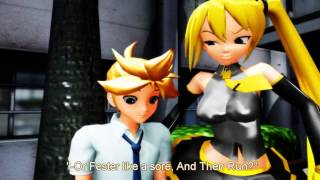 【R-18】 Beautiful Busty Akita Neru - Ep.1 -  Can I have your Attention, Len? 【MMD】