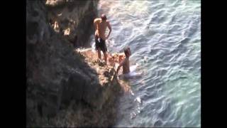 Tuffo a Porto Pino, Grotta dei Baci - Sardegna 2009