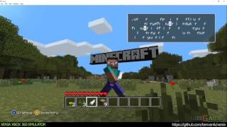 Xenia Xbox 360 Emulator - Minecraft Xbox 360 Edition Ingame!