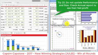 CapSim 2017 2020 - Capstone   New Winning Strategy - Round 3