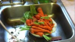 Five Pounds Of Carrots Grown In A Five Gallon Container