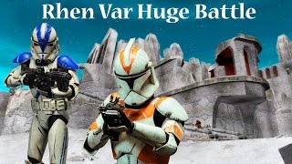 Star Wars Battlefront 2 Mods - Maps Rhen Var Monastery map Gameplay