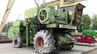 ДОН-1500Б - самый производительный Российский комбайн своего времени теперь ржавеет на свалке