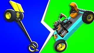 Noob VS. Pro Drag Race Challenge - Scrap Mechanic | JeromeACE