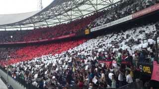 Feyenoord 1-4 behind, true support.