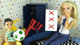 УЧИТЕЛЬ ПРИХОДИТ ДОМОЙ Мультик #Барби Про Школу Школа с Куклами Для девочек