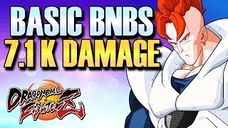 ANDROID 16 COMBOS - Basic BnBs Dragon Ball FighterZ